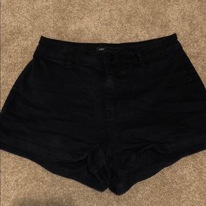 Kendall and Kylie Black jean shorts